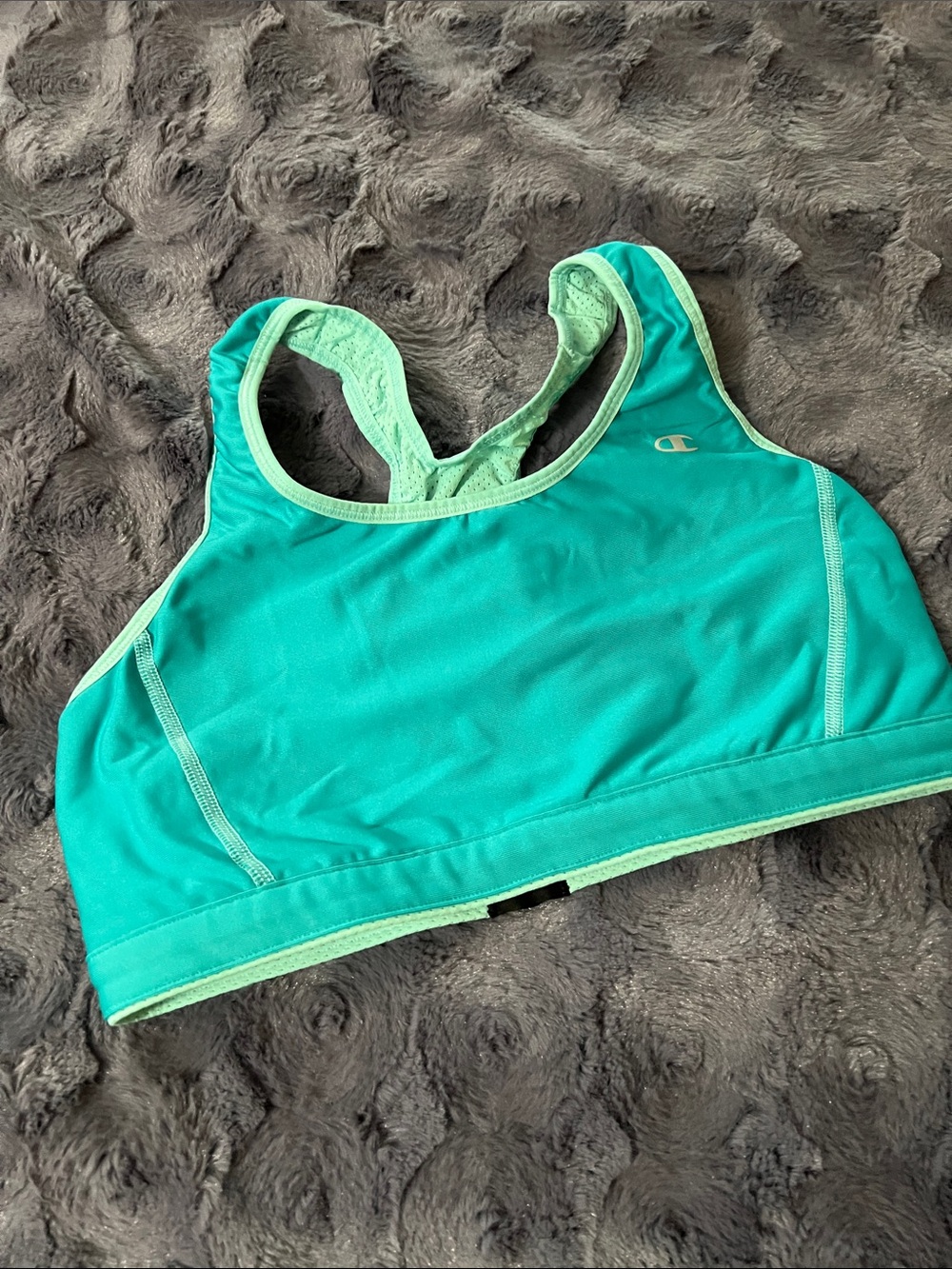 Champion Teal & Mint Racerback Sports Bra -Reversable